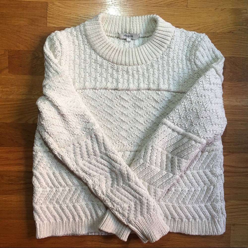 Madewell thick knit cotton sweater